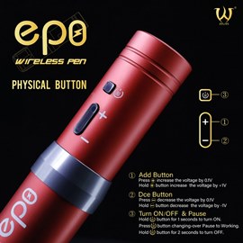 AVA EP8 Wireless Pen Red