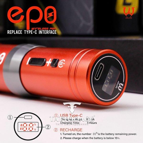 AVA EP8 Wireless Pen Red