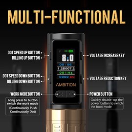 Ambition Soldier Max Gold 2 Battery